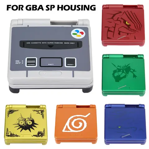 DIY Shell Case For GBA SP Housing Cover Case For Gameboy Advance SP Shell Limited Edition Repair Replacement Shell High Quality