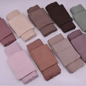 84色莫代爾頭巾套裝,含莫代爾內襯帽,基本款彈性套頭頭巾,輕薄透氣防曬頭巾圍巾 10 最佳銷售 摩洛哥頭巾 - №7