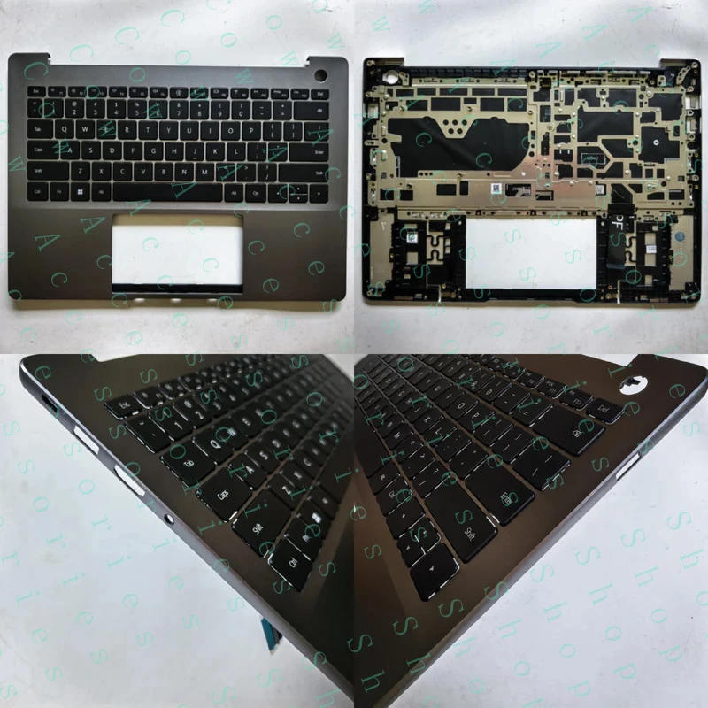 

PP+Backlit grey New laptop upper case cover palmrest with keyboard for MateBook 14 FLMH-16 FLMH-32 NB6922