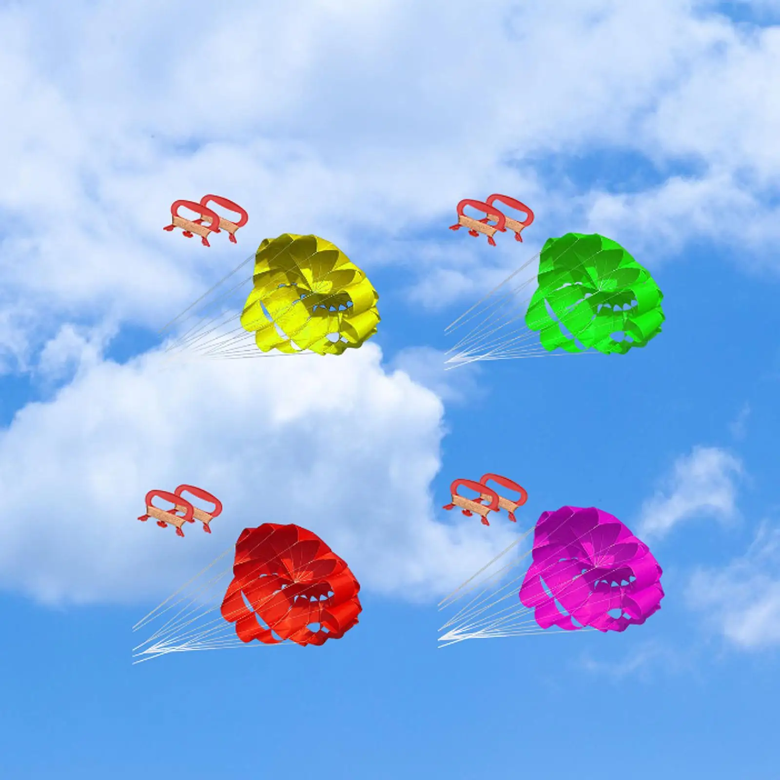 Zachte parapluvlieger Strandvlieger Sportspel Professionele 2-lijns vlieger Gemakkelijk te vliegen