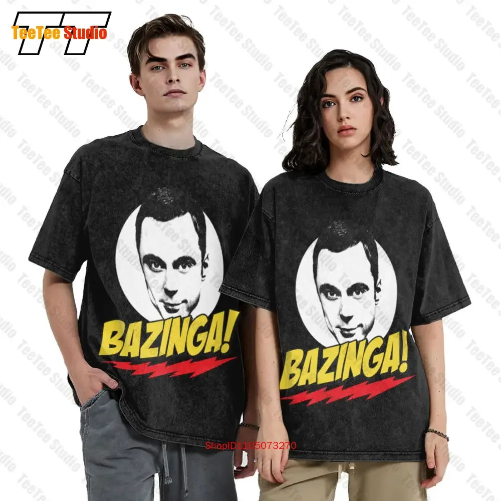 Sheldon Cooper Bazinga Vintage Oversized T-Shirt CB2Q
