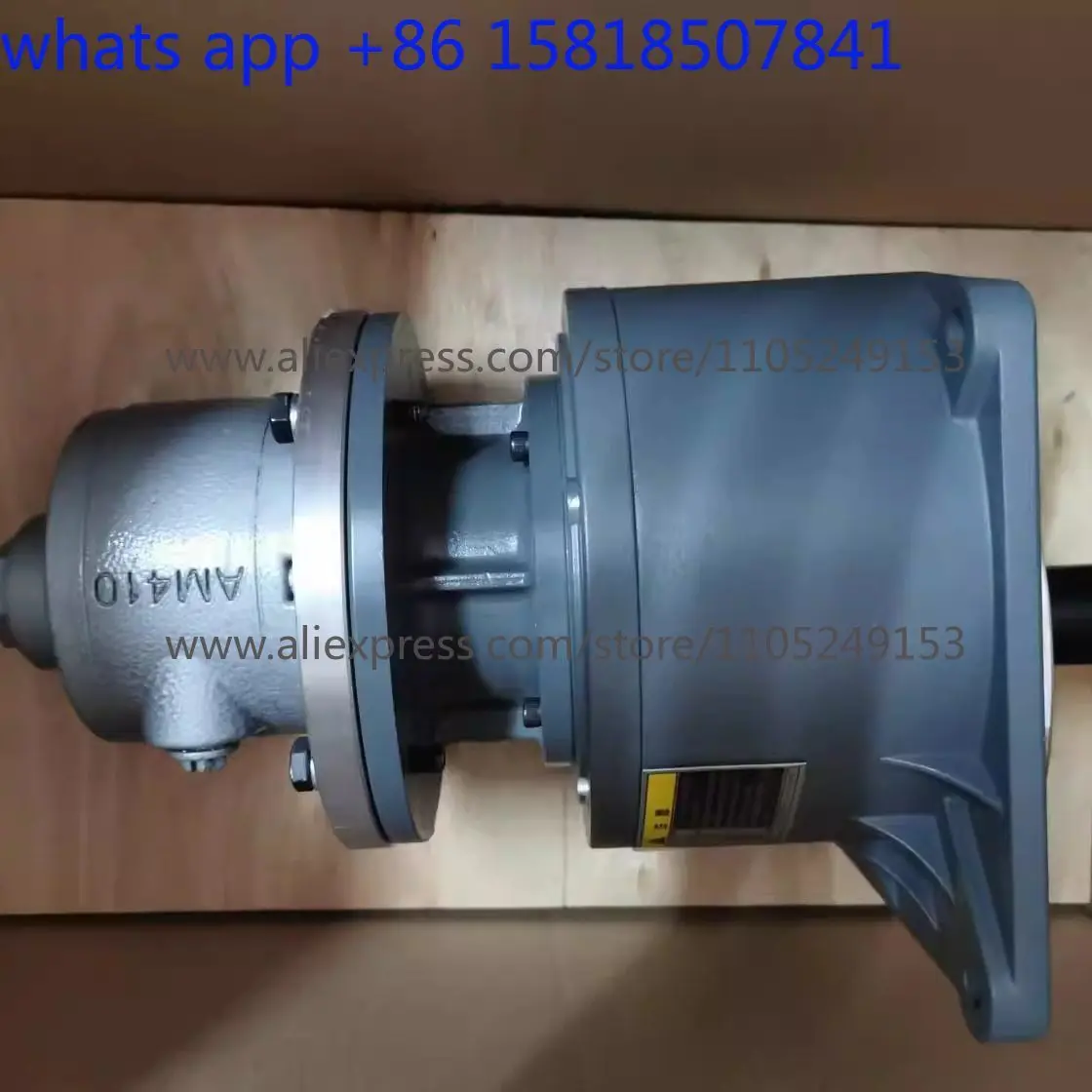 Positive and reverse low speed high torque pneumatic reducer motor, pneumatic motor + gear reducer combination