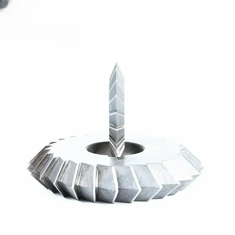 HSS End Mills White Steel V Double Angle Milling Cutter 30 45 60 90 Degree 60 100mm for Cnc Machine