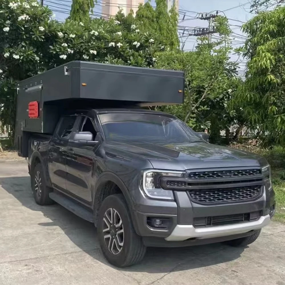 4x4 Luxury Lightweight Aluminium Medium-sized Slide-in Motorhome Truck Bed Camper Pop-Up Caravan Off-Road Travel
