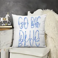 Go Big Blue University of Kentucky Throw Pillow Sofas Covers Pillows Aesthetic pillow