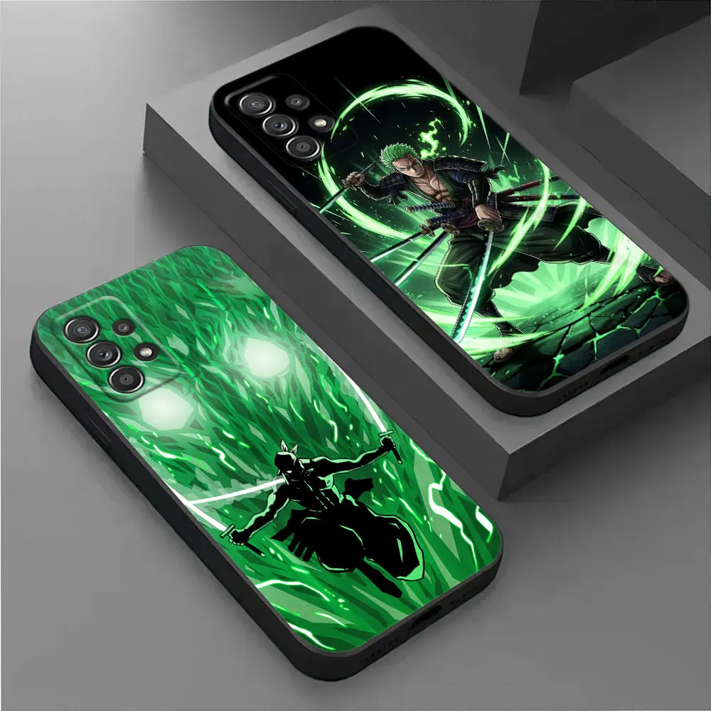 

ZORO Roronoa One Pieces Phone Cover For Samsung Galaxy A56 A57 A37 A55 A36 A26 A17 A07 A35 A34 A53 A54 A52 A73 A72 A32 A33 Case