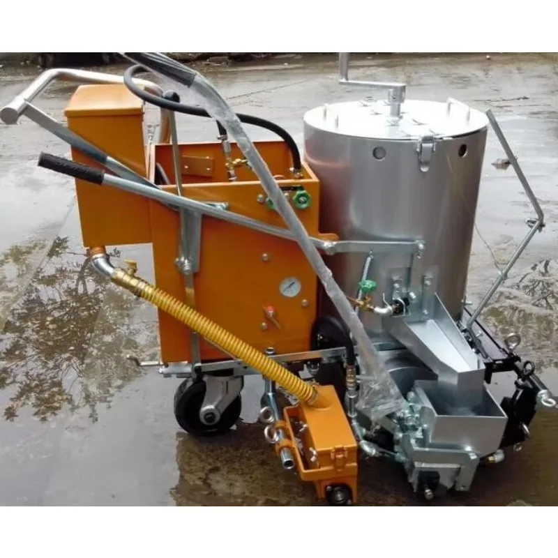 Máquina de marcação de estrada de derretimento quente linha de marca de estrada máquina de pintura de carro marcação de estrada veículo máquina de escrita de derretimento quente