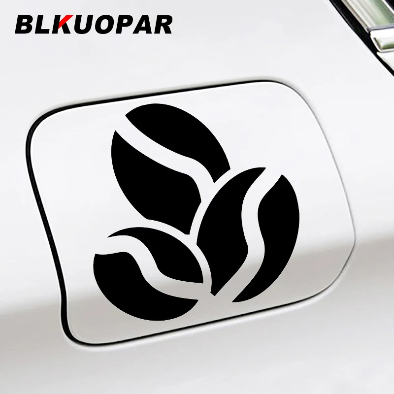BLKUOPAR For Coffee Beans Car Stickers Sunscreen Fashionable Decals Occlusion Scratch Refrigerator Helmet Decor Car Goods