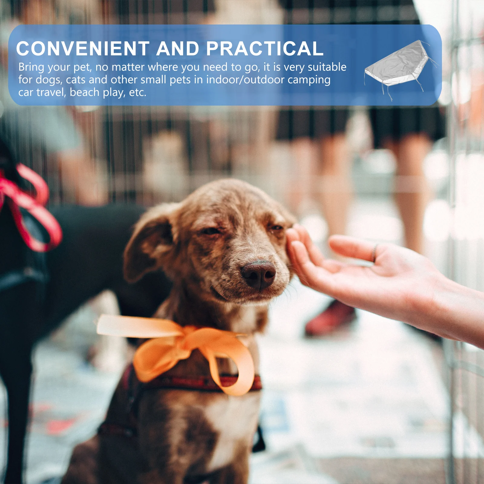 

Waterproof Kennel Top Cover Crate Dog Outdoor Playpen Protector for Camping Covers Cages Protection