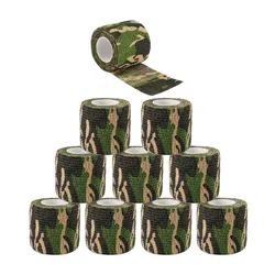6/12/24 PCS Camouflage Tattoo Bandage Anti-slip Athletic Nonwoven Disposable Waterproof Self-adhesive Elastic Bandage