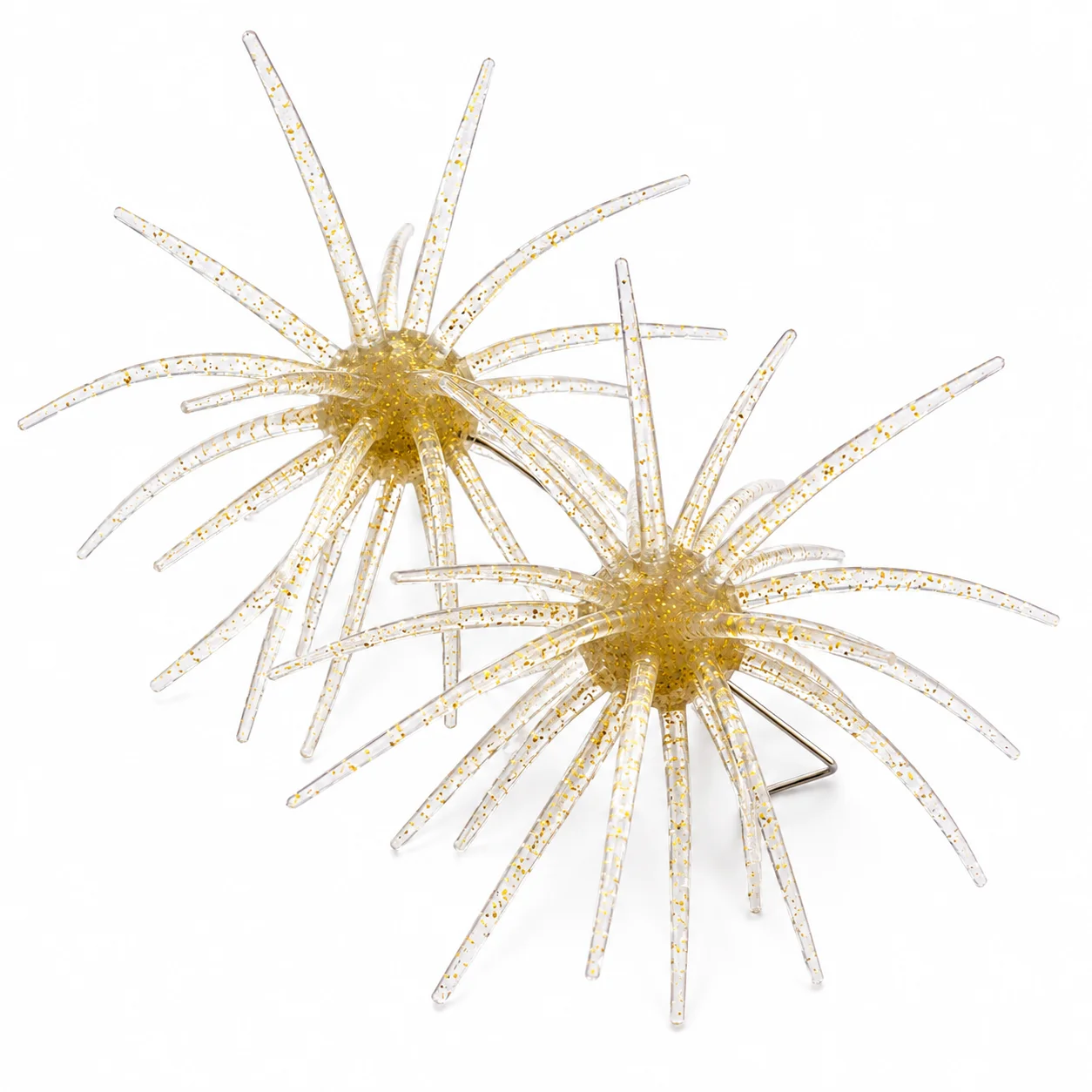 TPE Schwimmender Seeigel Weichköder 9g 19mm Ball 45mm Tentakel Künstlicher Wurmköder für Barsch, Zander, Süßwasser- und Salzwasserfischen – Detail 5