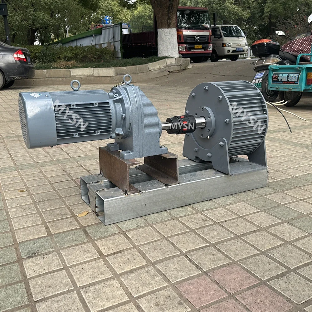 Low Speed 30000w Permanent Magnet Generator 30KW 220v 380V Power Generator 3 Phase AC Alternator 300 RPM With Driving Motor