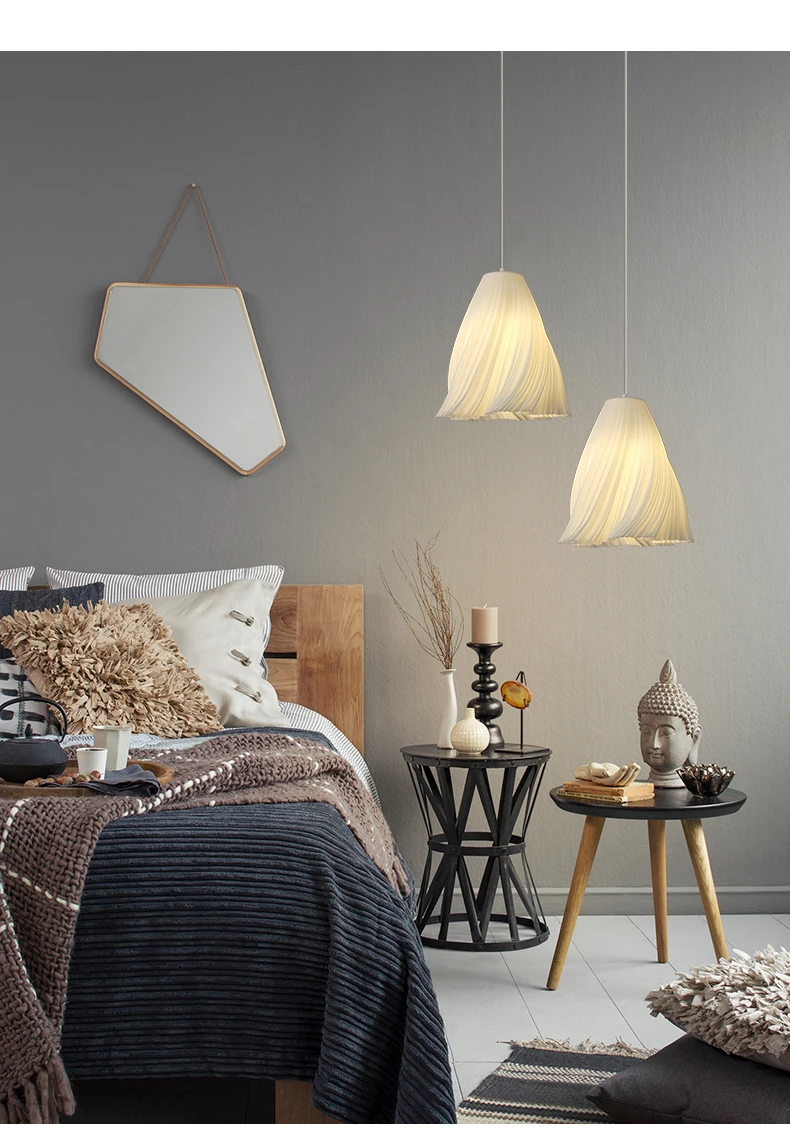 Modern Creative 3D Printing Ceiling Chandelier for living room Bedroom Bedside Restaurant Pendant Lights Dining Table Decor Lamp