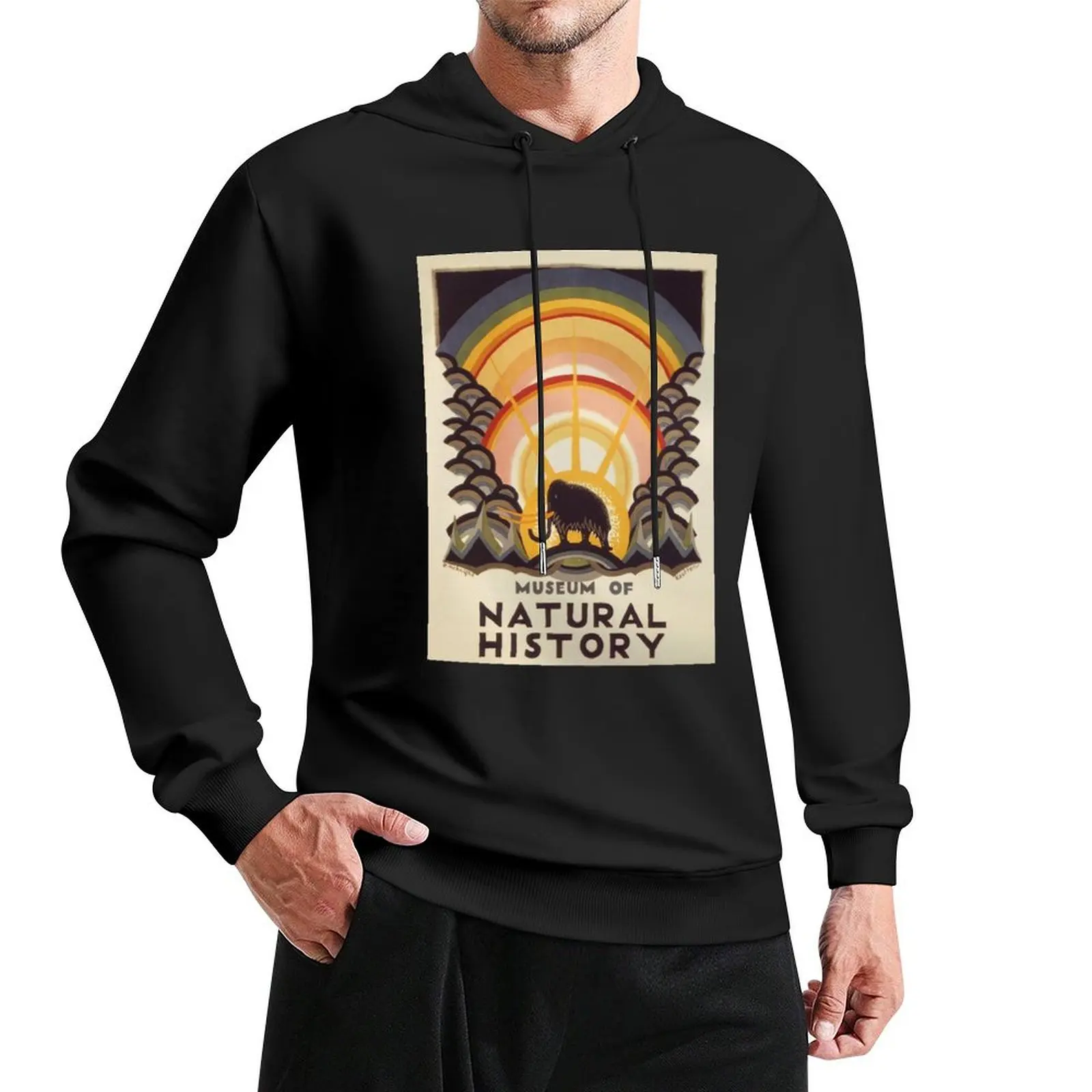 Museum of Natural History Pullover Hoodie men's coat anime clothes men's winter sweater new in hoodies & sweatshirts