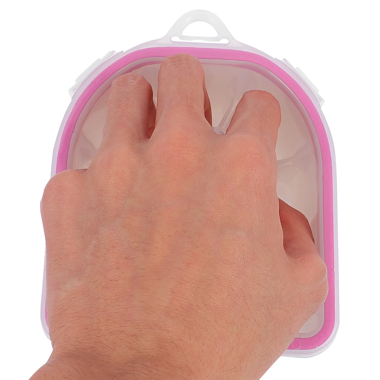 2Pcs Nail Soak Bowl Premium Material Lightweight Portable Manicure Hand Soaking Tray Remover Treatment Nail Art Tool