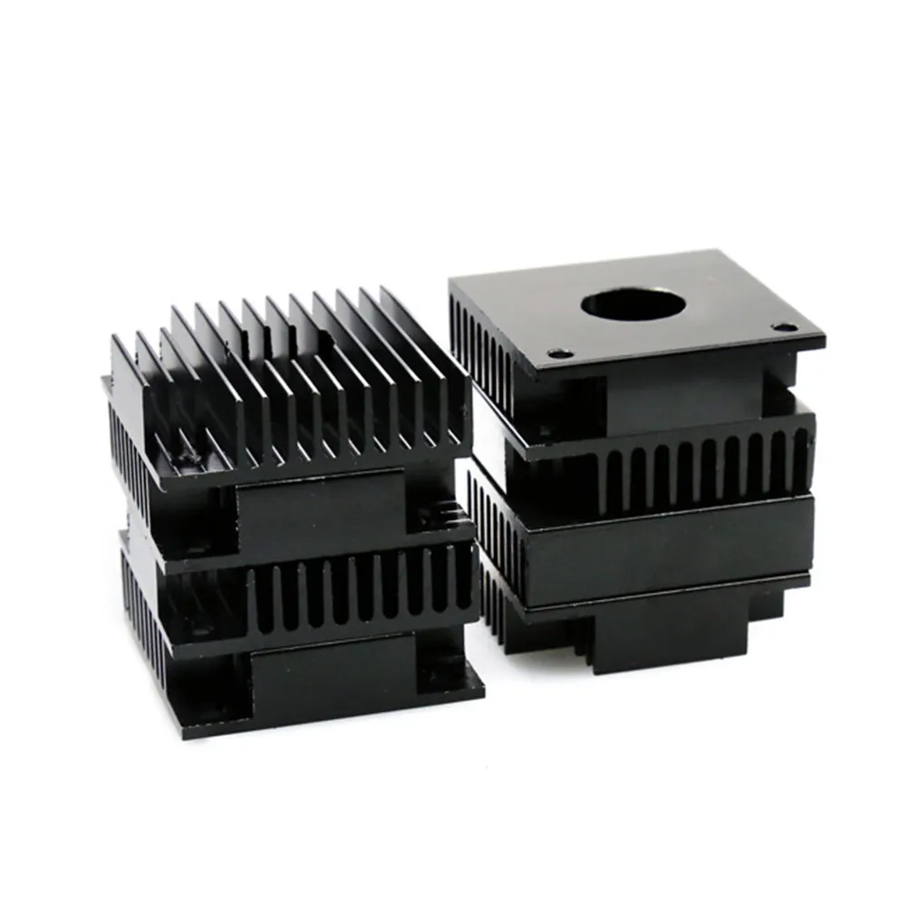 

3Pcs Aluminum Heat Sink Radiator Cooler for Mk7 Mk8 3D Printer Black High Thermal Transfer Pcb Heat Sink Cooling Block