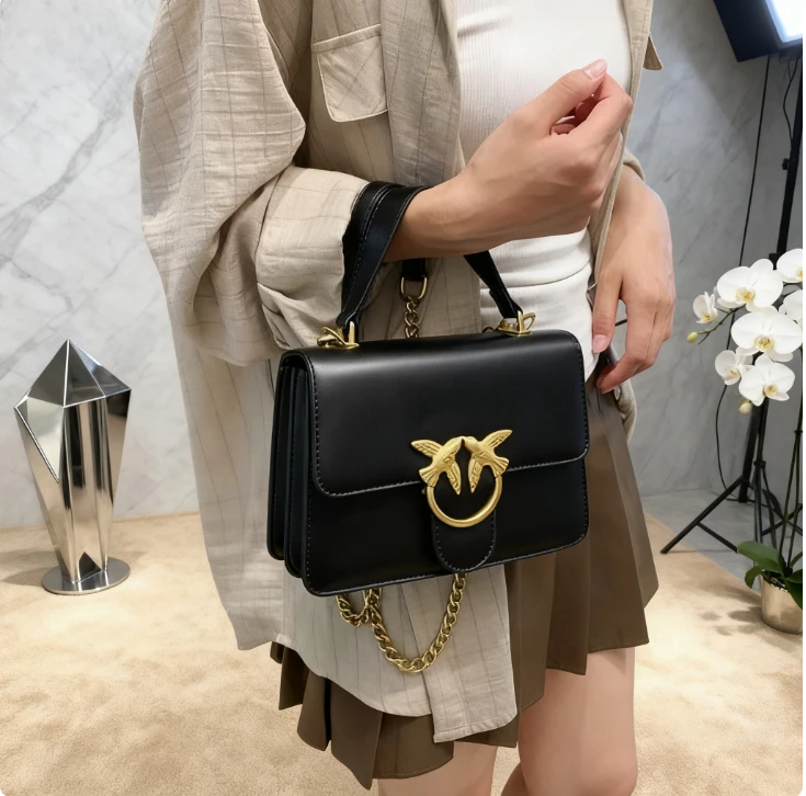 

Парижская модная сумка через плечо на молнии, женская высококачественная кожаная сумка через плечо, классическая и модная сумка, дизайнерская женская сумка