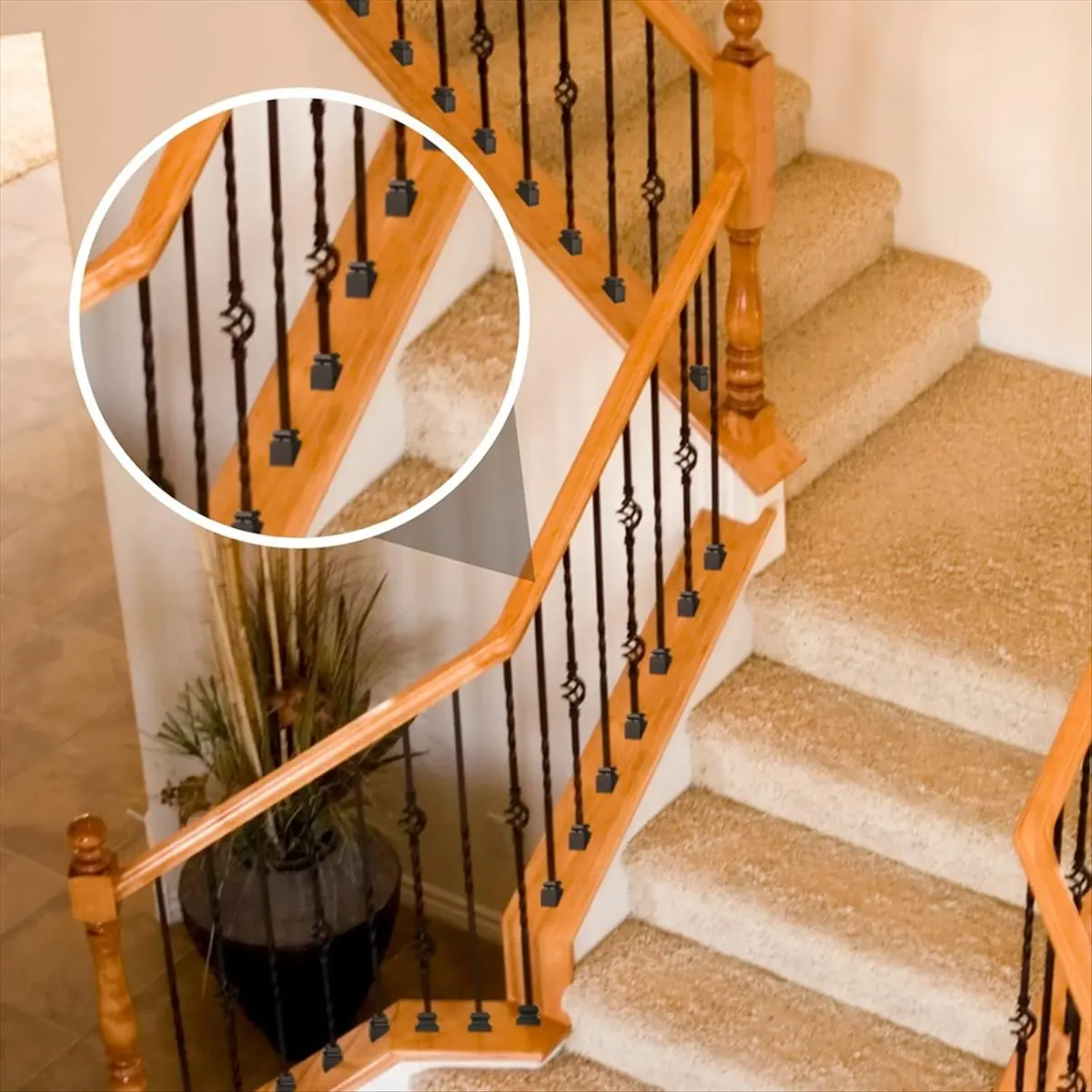 

НОВЫЕ железные балясины, квадратные железные балясины, кованые шпиндели для лестничной обуви, наклонная обувь для использования с упаковкой 1/2 дюйма, 48 шт.