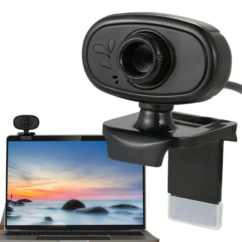 480P HD Web Camera With Built-in HD Microphone Video For Desktop Or Laptop For Videoconferencing Network Teaching