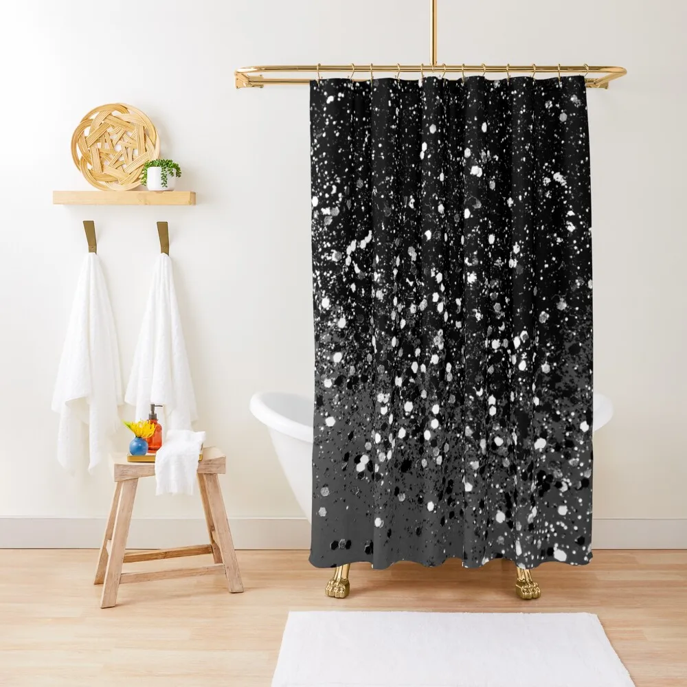 

Dark Gray Black Lady Glitter #1 (Faux Glitter) #shiny #decor #art Shower Curtain Anime Bathroom Curtain