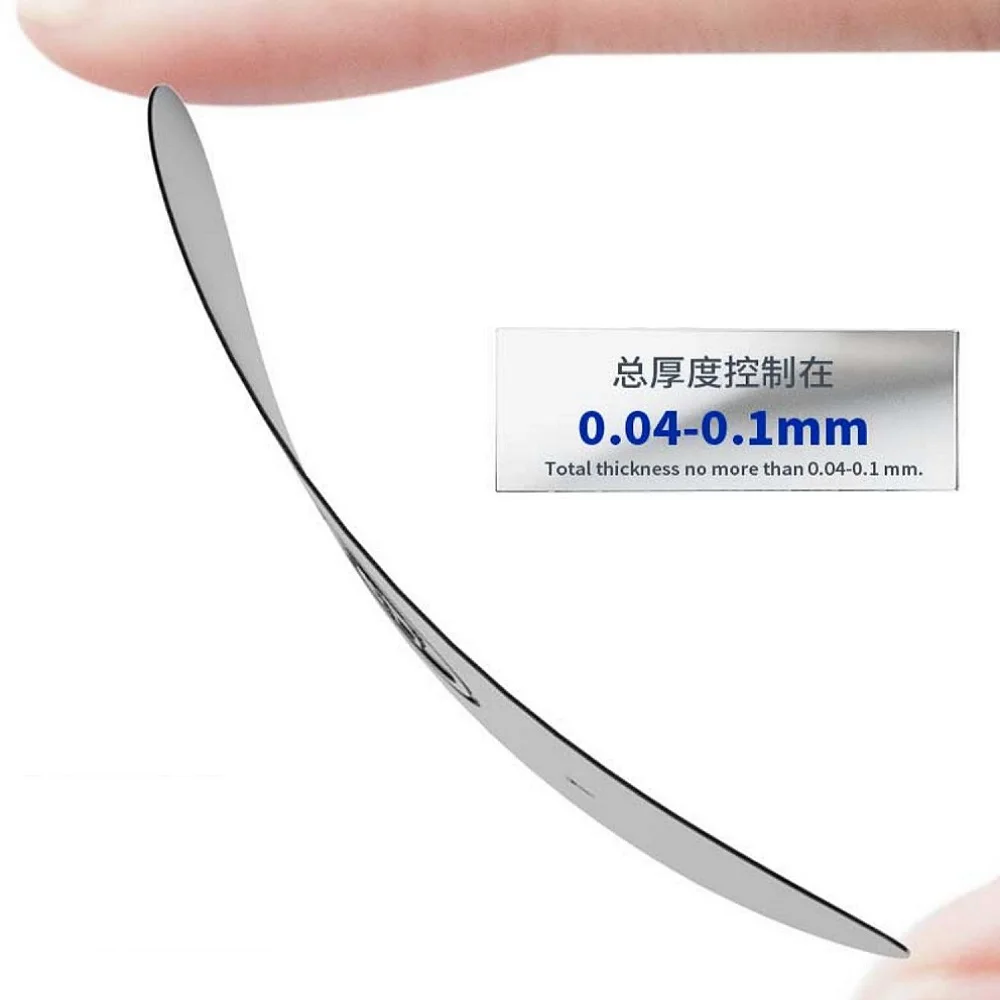 Mechanical S5 Ultra Tipis 0.04Mm-0.1Mm Baja Nirkarat Membongkar Lembar Telepon Perbaikan LCD Layar Lengkung Alat Pelepas Penutup Baterai