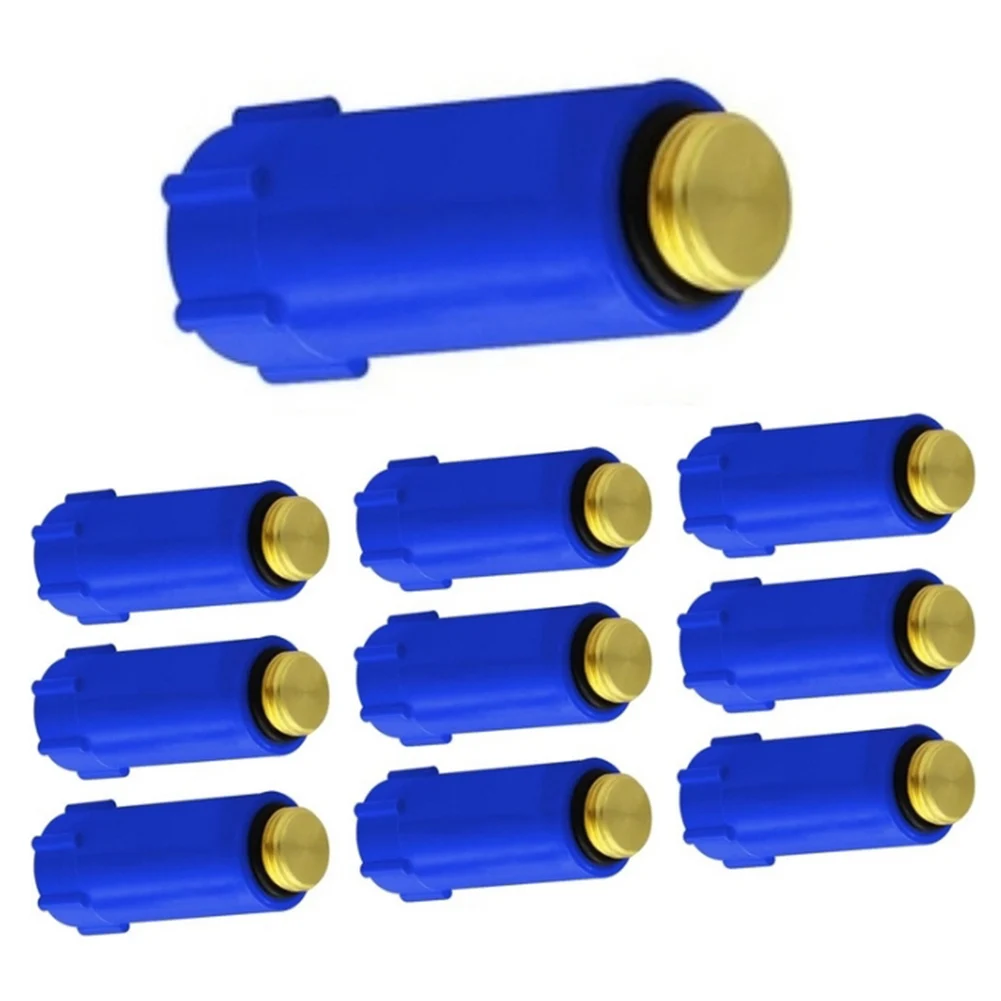 10PC 1/2 Inch Construction Adapter Kit with Brass Thread for Water Pipe Integrity Verification in Plumbing and Heating Work