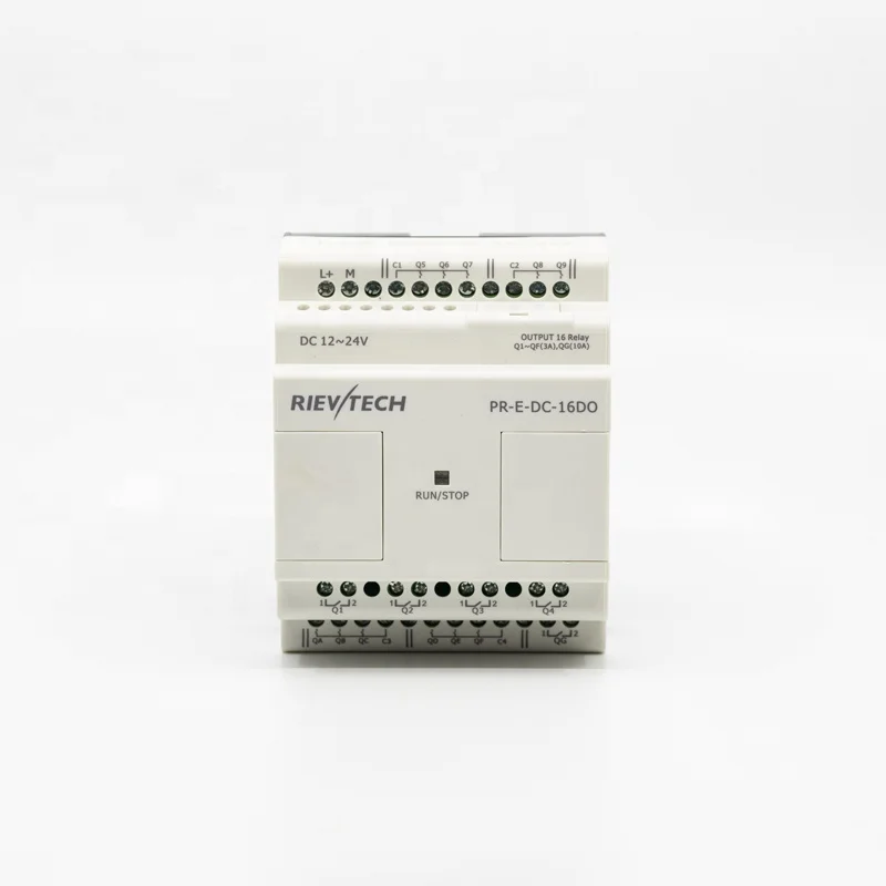 

Rievtech Intelligent Relay PR-E-DC-16DO Extension for CPU PLC Controller