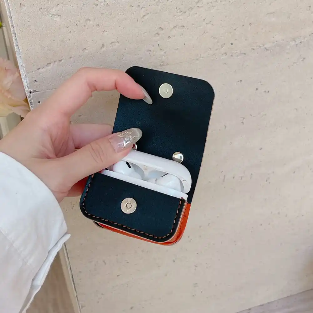 Funda protectora para auriculares de Hello Kitty, cubierta de cuero suave anticaída para AirPods 1, 2, 3 Pro, 2rd