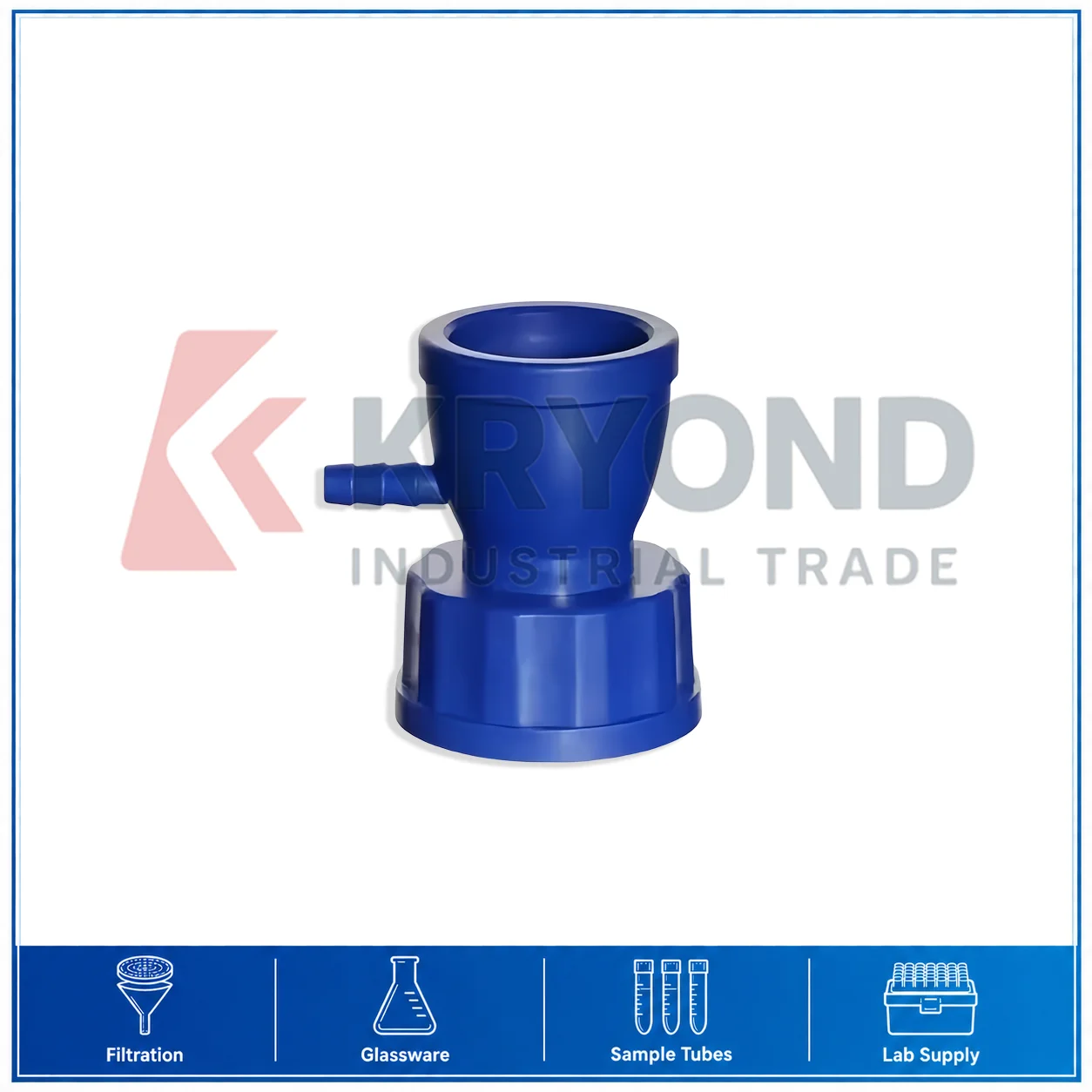 Solvent Filtration Apparatus Accessories Plastic Screw Adapter for Vacuum Filter Device Laboratory Filtration Unit Replacement