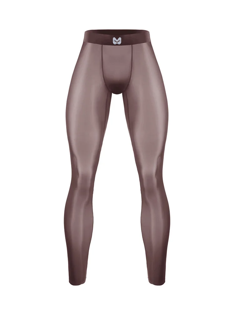 Spodnie dresowe Ice Silk Męskie spodnie Shark Ultra Thin Perspective Sexy Tight Fitness Pants Milk Skin Pants Slim Sexy Fashion 1C42