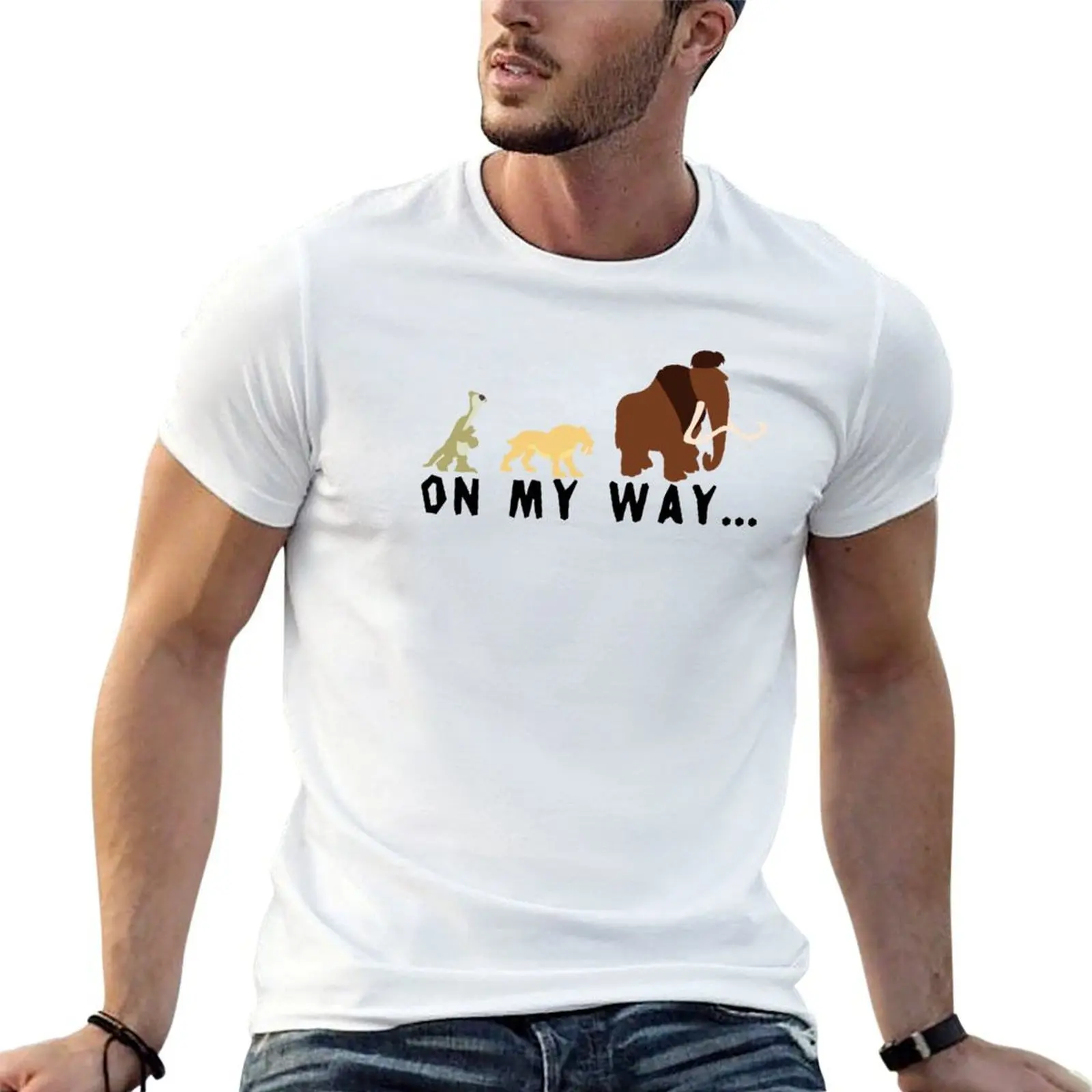 

Ice Age - On My Way T-Shirt cotton tshirt 100% t shirts for man cotton t shirt for man T-Shirt