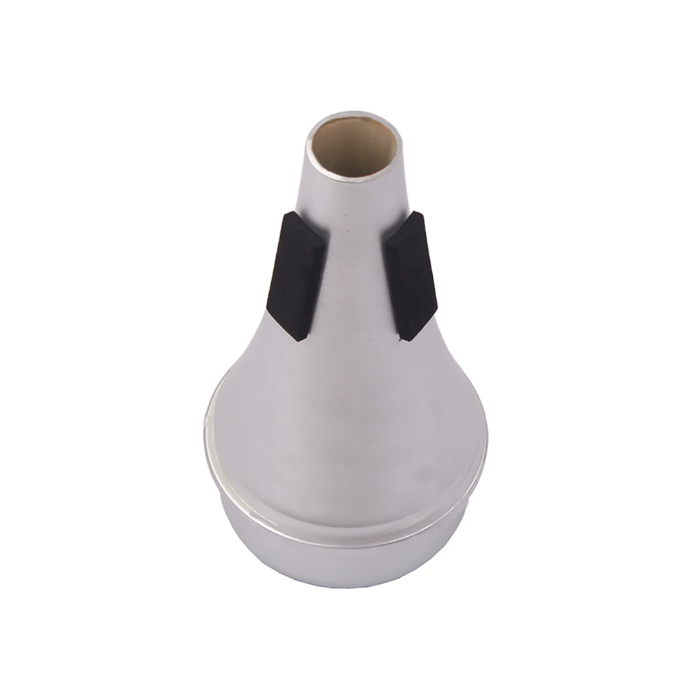 

Trumpet Practice Cup Mute Lightweight Aluminum Silver Noise Reducing For Jazz Musician Standard Sound Fit All Metal
