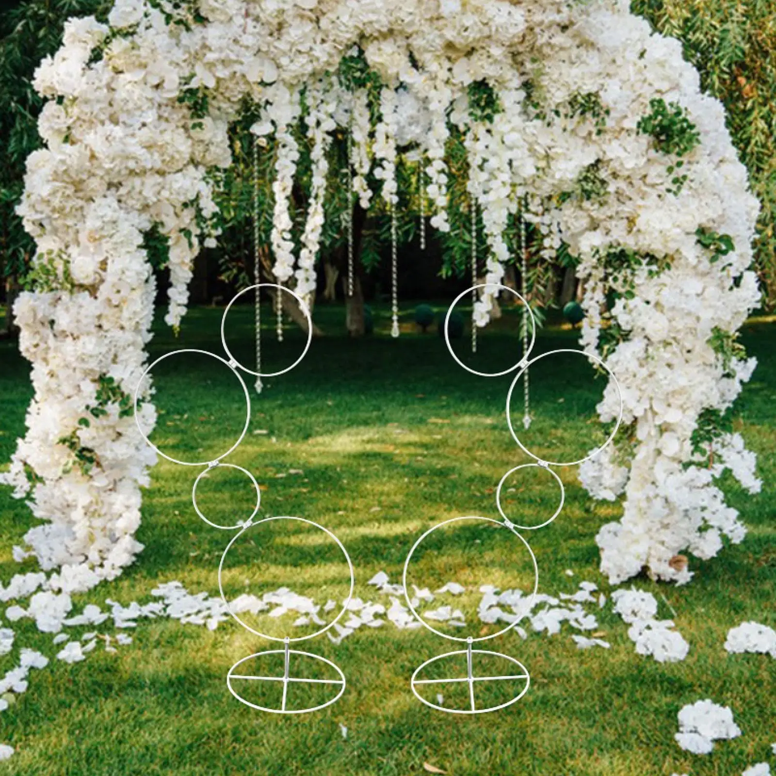 

2x подставка для цветов DIY уличное металлическое украшение вечерние цветочная полка для церемонии событий прием выпускной день рождения