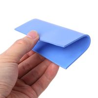 1Sheet 100mmx100mmx3mm Thermal Conductivity CPU Heatsink Cooling Conductive Silicone Pad Thermal Pads for PC Computer