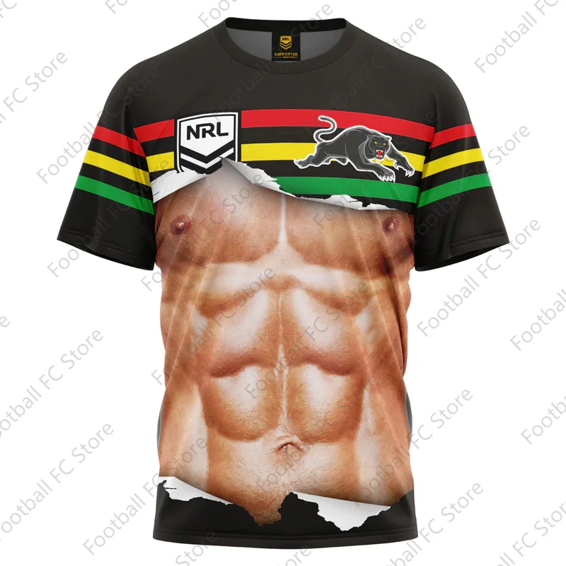 New Arrival Summer Australia NRL PANTHERS RIPPED Jersey 2024 Rugby Jersey Training Jersey PANTHERS Kid Uniform For Adult&Kid Kit