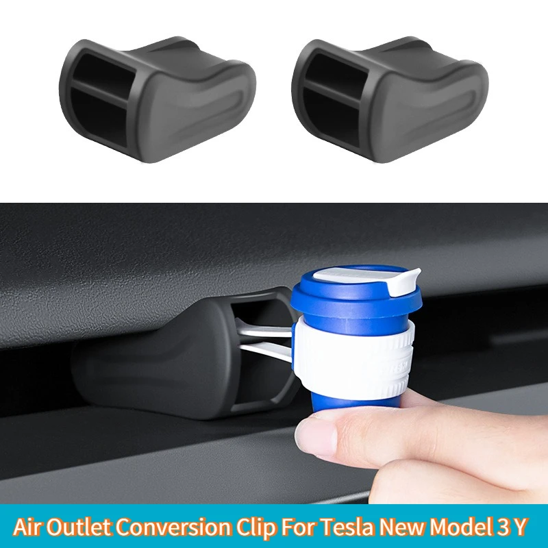 For Tesla Model Y 2020-2026 Air Outlet Vent Aromatherapy Clip Freshener Model 3 2017-2026 Adapter Bracket Fragrance Converter