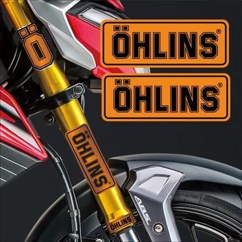Per OHLINS Sospensione Ammortizzatore Accessori moto Decorano Insegne Ad Adesivi riflettenti Decalcomanie