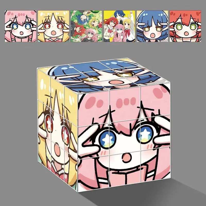 أنيمي بوتشي ذا روك! Gotoh Hitori Yamada Ryo Unzip الطلب الثالث لغز مكعب روبيك لغز الأصالة الأطفال هدية عيد ميلاد