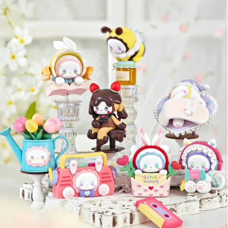 إيما سيكريت فورست لوف الدوبامين سلسلة صندوق أعمى لطيف الكرتون سطح المكتب زخرفة رائعة الديكور مفاجأة صندوق غامض هدية