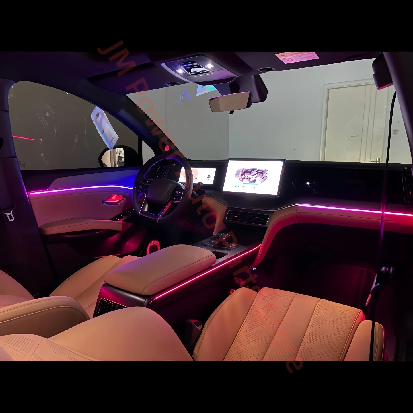 Ambient light For BYD SONG L DM-i Automotive Interior Light Upgrade car Accessories Saddle lamp Glow horn ring Atmosphere lamp
