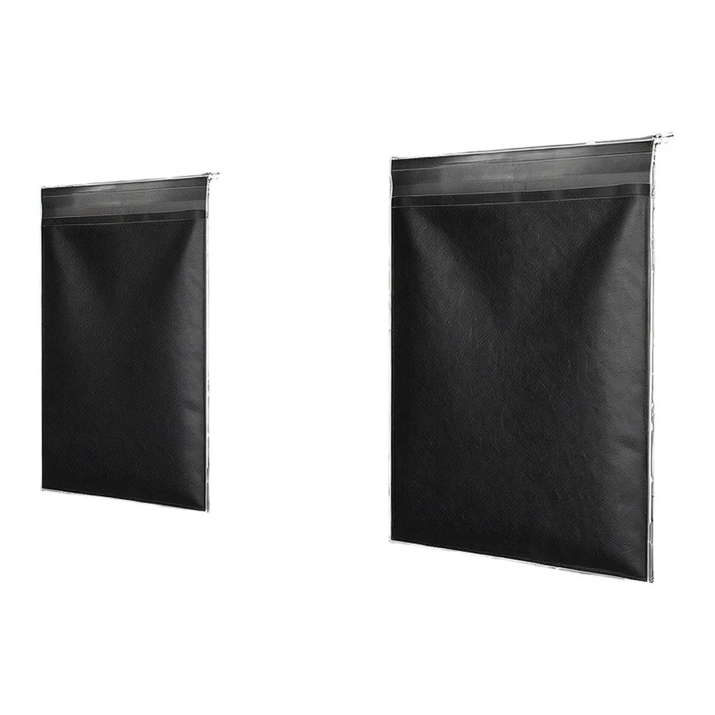 Felt Moving Bag for Artwork Reusable Black Protective Pouch for Framed Paintings Mirrors and Canvas 75 cm 100 cm 2 Pack