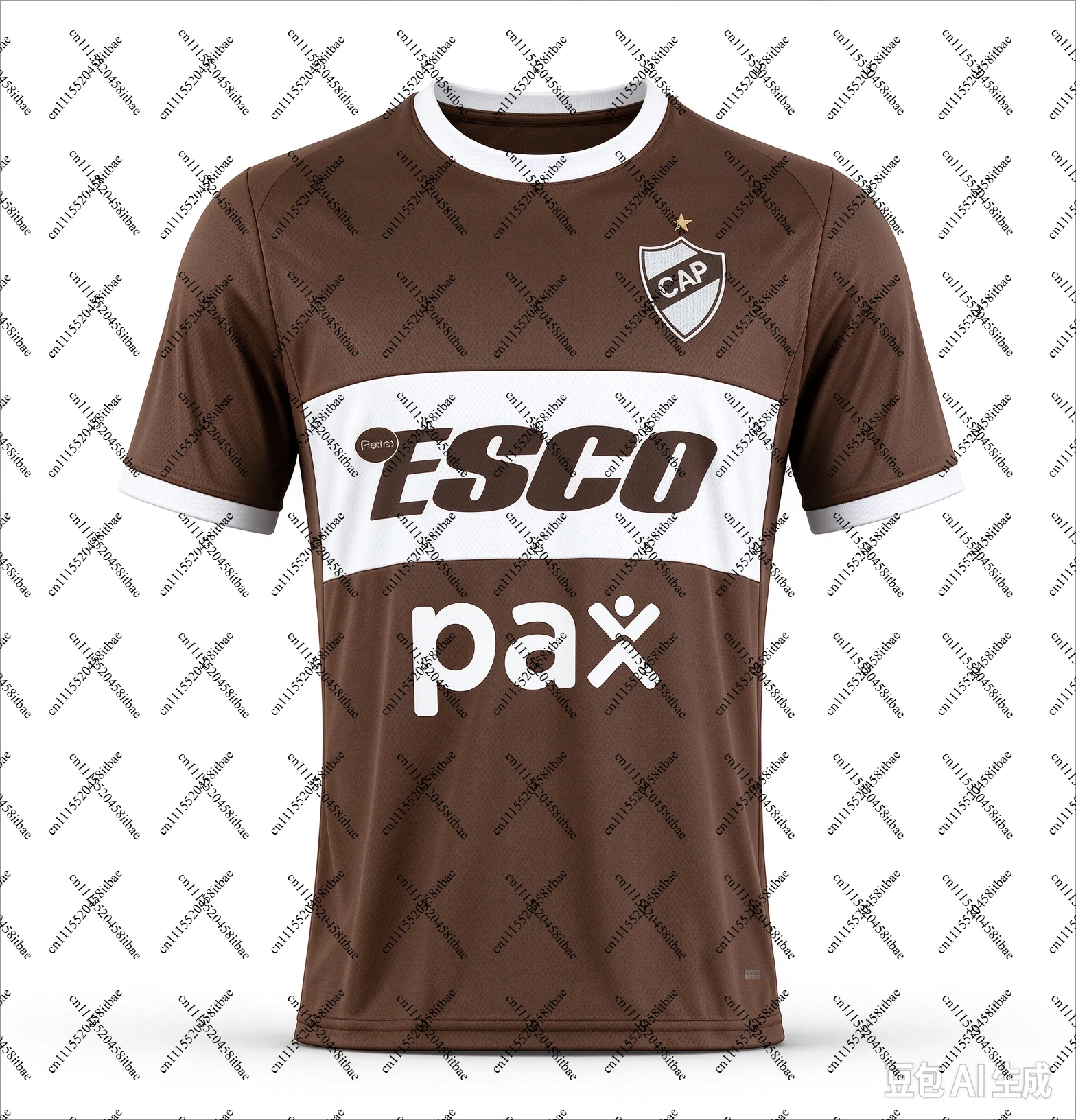 26‑27 Platense Football Men Summer New Double Horizontal Stripe Sports Tshirt, Training Breathable Quick Drying Sweatshirt