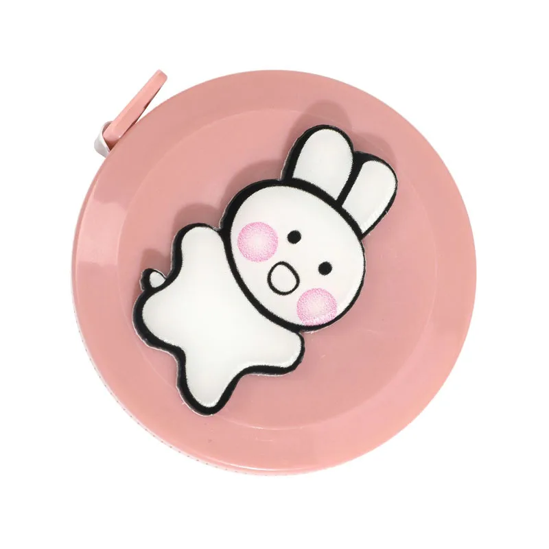 CHEN LIN 1 Roll 150cm Cute Cartoon Mini Measuring Tape Measures Portable Retractable Ruler Multifunction Children Height Ruler
