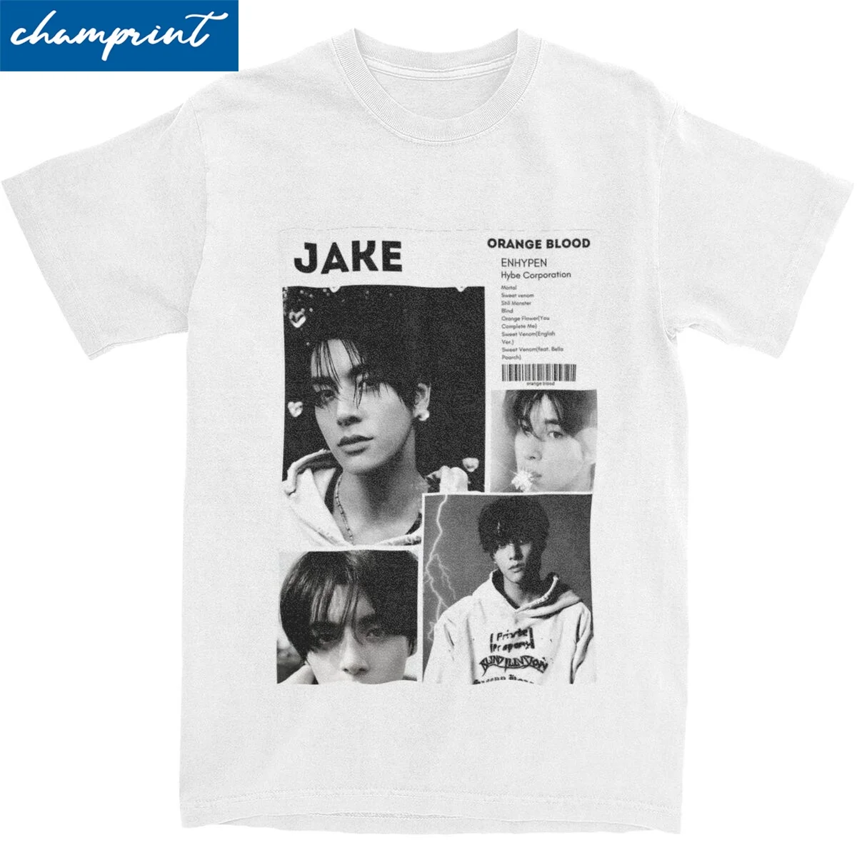 Футболка для мужчин и женщин, топ из чистого хлопка с аниме крови и щукой, с коротким рукавом, с круглым вырезом, в винтажном стиле, идея для подарка