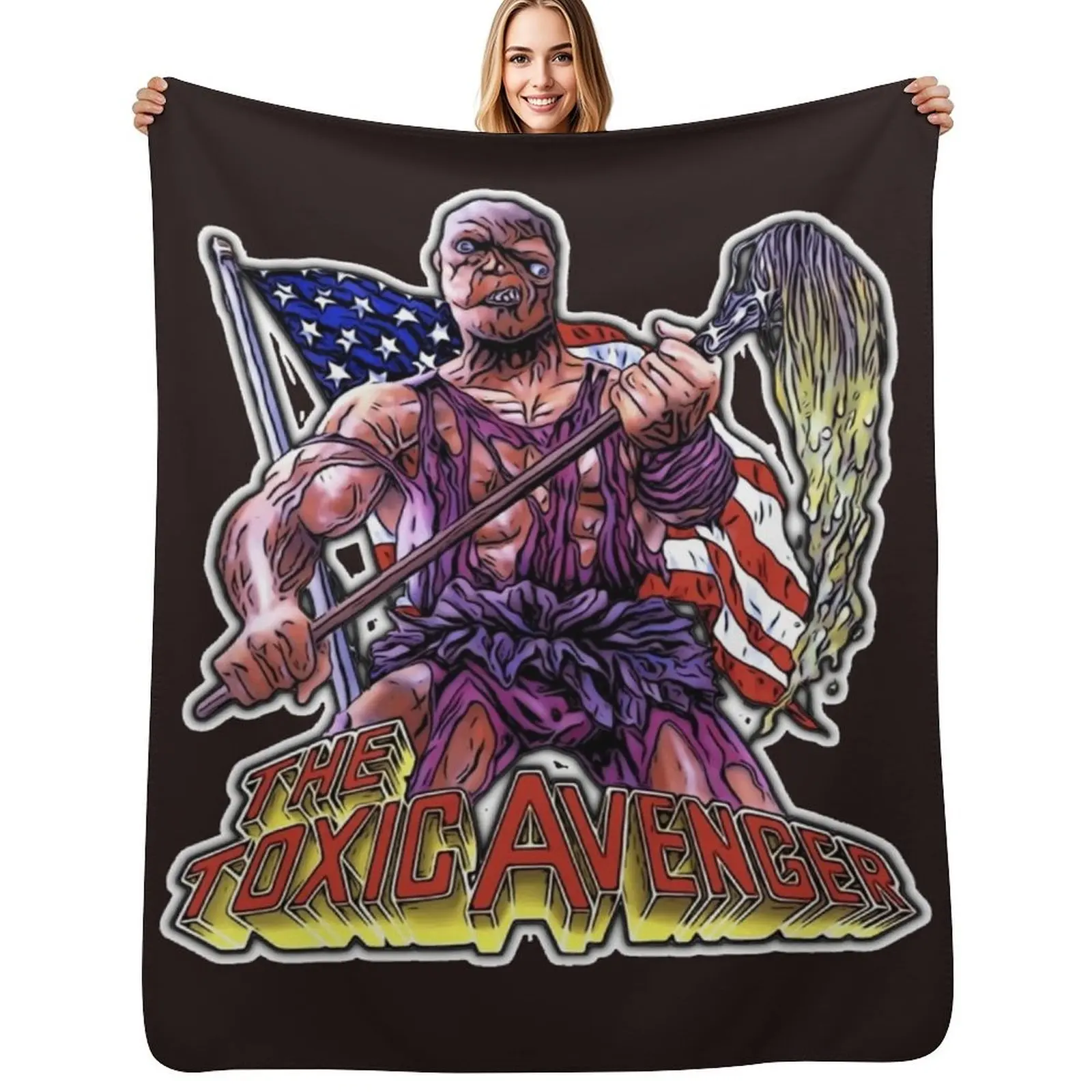 The Toxic Avenger Classic T-Shirt Throw Blanket Warm Comfortable Blanket for Office Napping