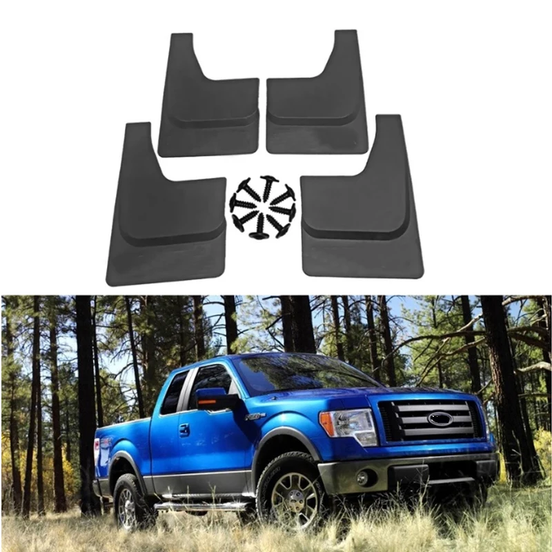 Car MudGuards Front Rear Fender Accessories For Ford Raptor  For Ford Raptor F150 F-150 F 150 with Big Wheel Eyebrow 2009- 2020