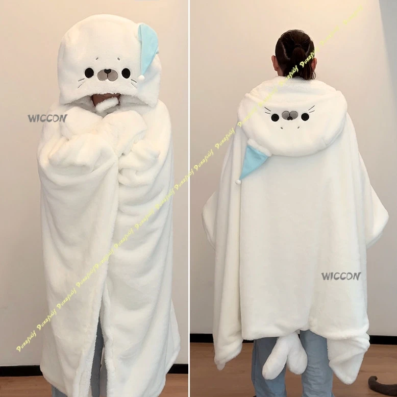 Cosplay-Kostüm Original Tierfell-Umhang Warmer Tierfellmantel Schal für Büro und Zuhause Winter Outdoor Verdickt Erwachsenen-Valentinstagsgeschenk