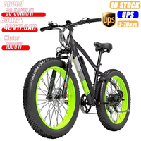 New LANKELEISI XC4000 1000W Motor Electric Bicycle 26 Inch 48V17.5Ah Fat Tire Ebike Beach POWER Mountain luxury Electric Bike