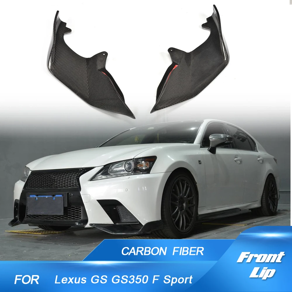 

Carbon Fiber/FRP Black Front Bumper Lip Splitters Flaps for Lexus GS F Sport GS350 GS450h 2012-2015 Car Body Kits