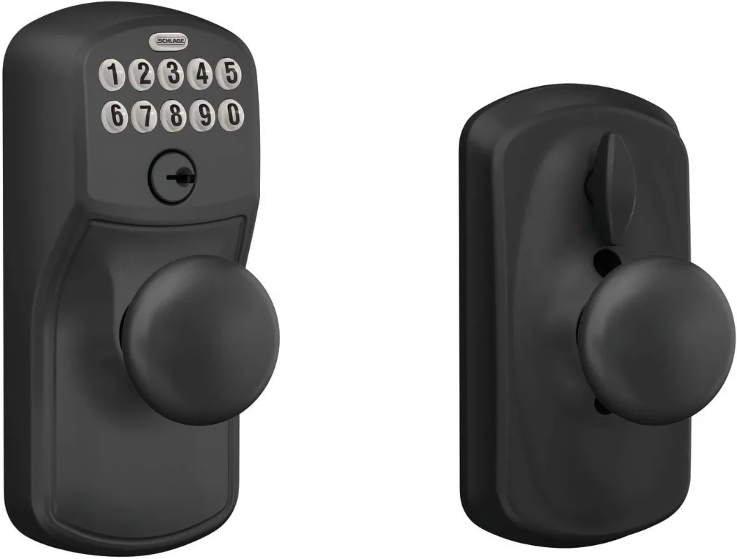 

SCHLAGE FE595 622 PLY Keypad Entry with Flex Electronic Lock, Matte Black